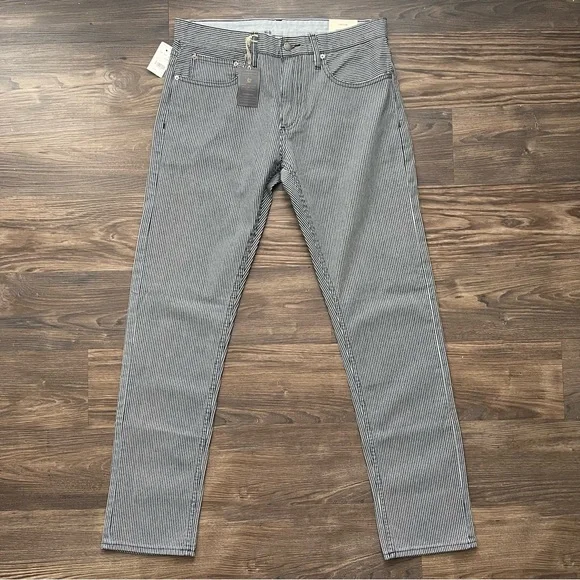 Brooks Brothers Red Fleece Denim Striped Pants (NWT) - Picture 2 of 14